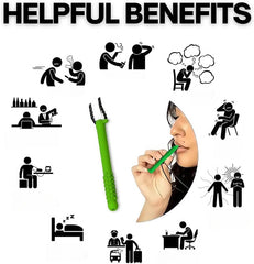 On-the-go use of Chewable Breath Sticks for relief