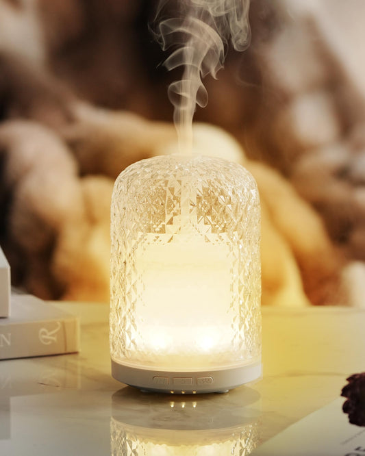 Onaboviva 120ml glass essential oil diffuser – front view