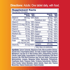 Directions: take one tablet daily with food