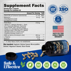 Packaging showing one capsule per day for a 2-month supply