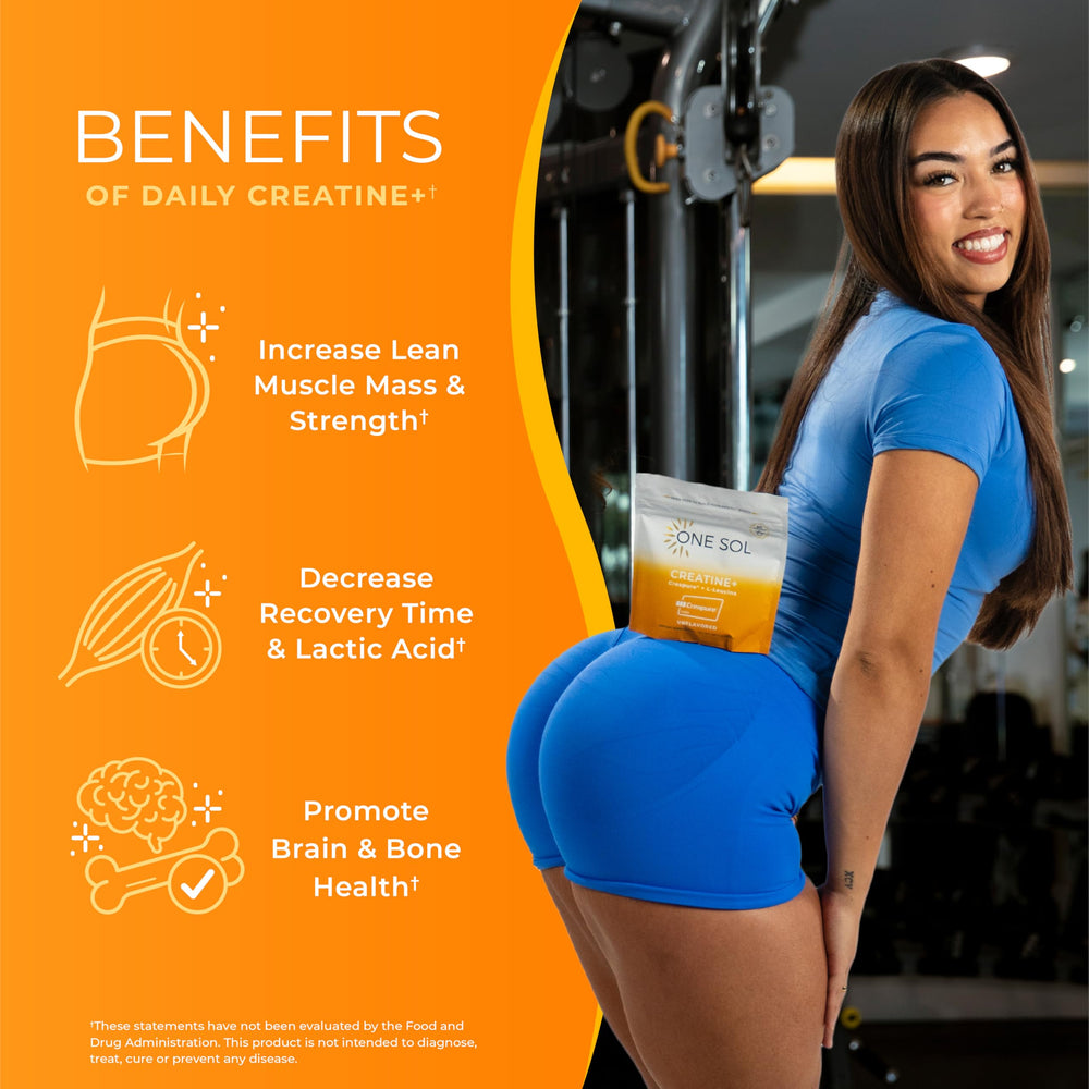 Brain and bone health benefits associated with One Sol Creatine for Women