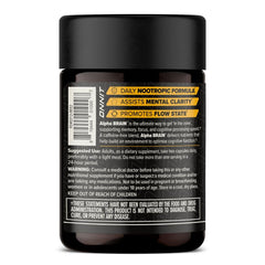 Capsules visible next to Alpha Brain bottle