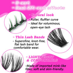 Length-18mm option shows bold, dramatic volume potential.