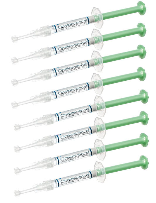Opalescence 20% gel syringe refill kit - 8 syringes, front view