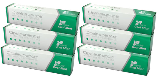 Opalescence toothpaste pack 6 Cool Mint front 4.7 oz