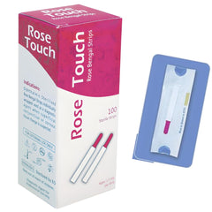 Ophthalmic Rose Touch Rose Bengal strips in individual pouches