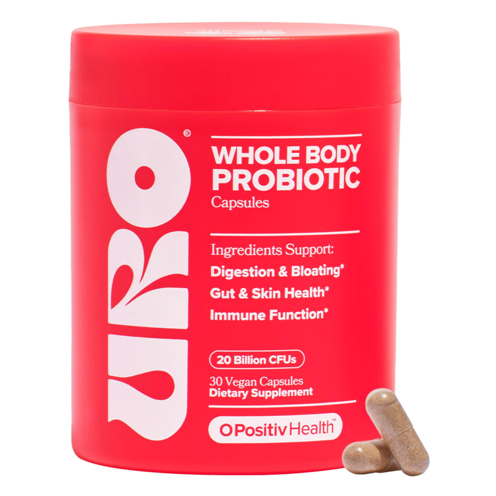 O Positiv URO Women’s Probiotic bottle with 30 capsules