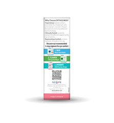 Optase MGD Advanced Dry Eye Drops packaging highlighting portability for travel.