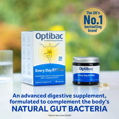 Capsules of OptiBac For Every Day EXTRA vegan probiotic