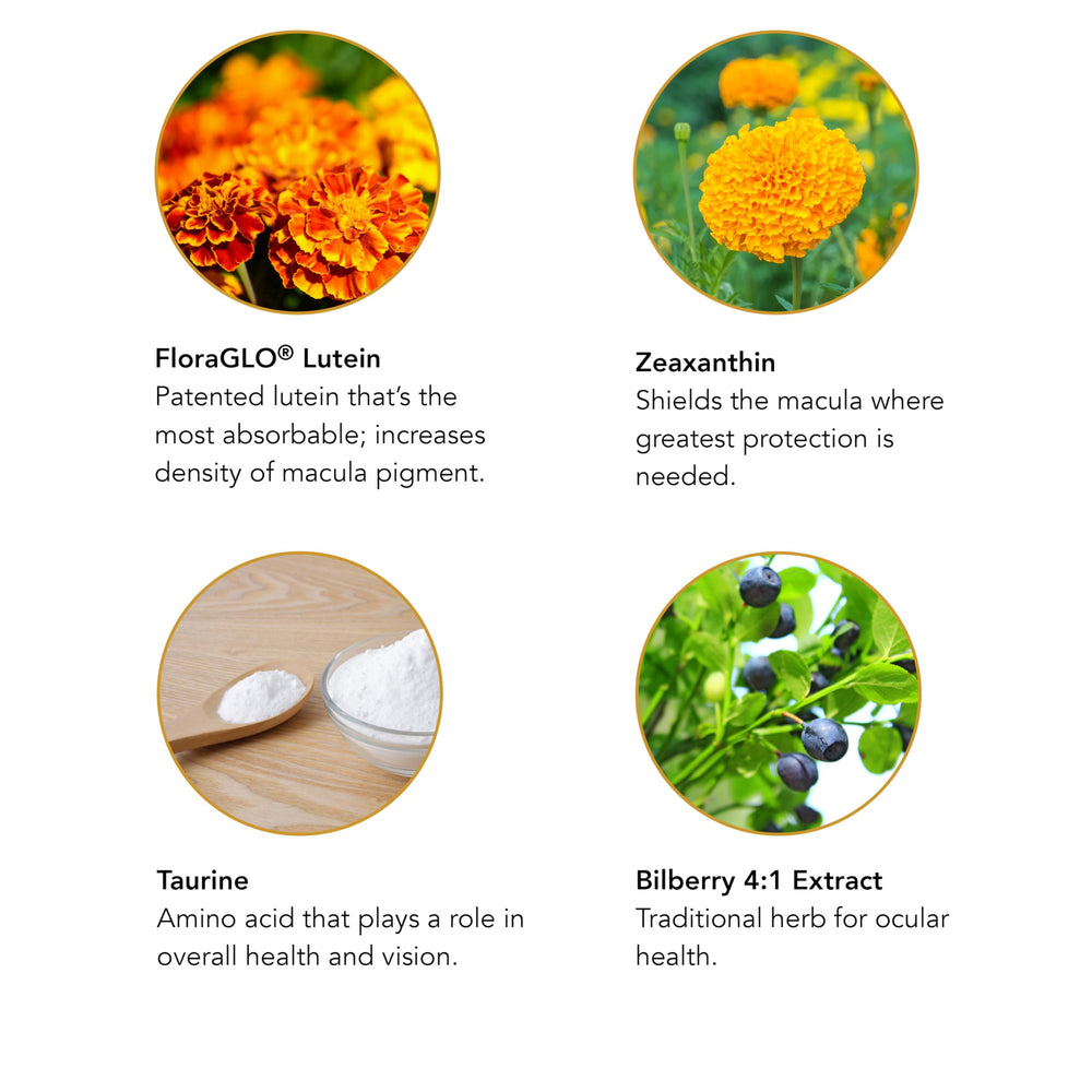 FloraGlo lutein and other ingredients highlighted