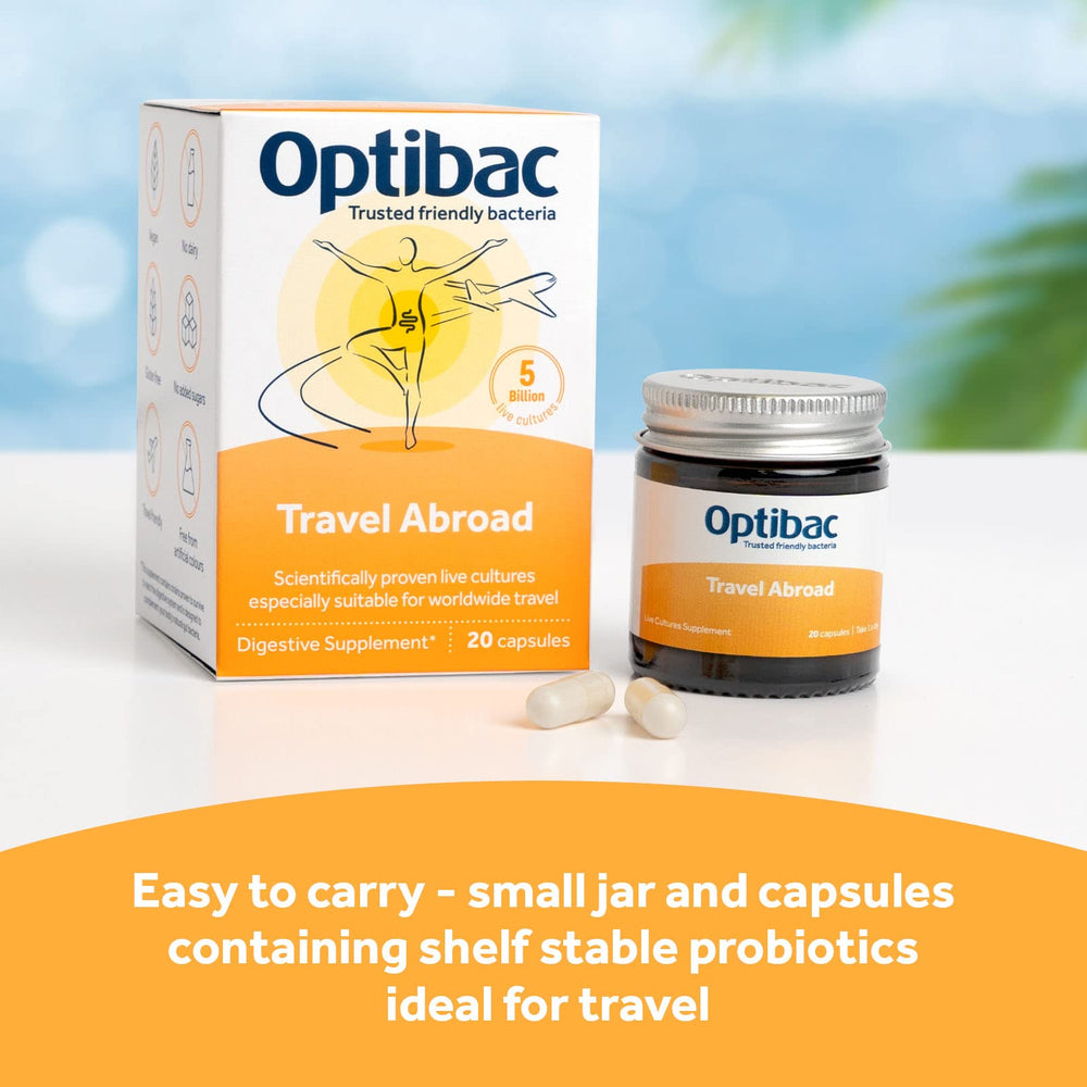 Travel-ready probiotic packaging resilient to heat and humidity