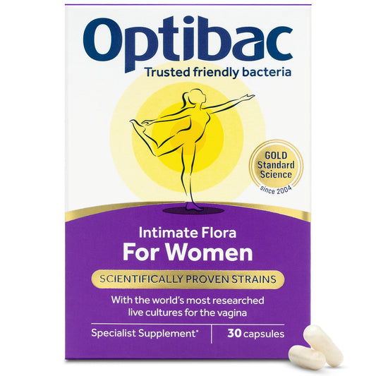Optibac Probiotics For Women vegan probiotic bottle front