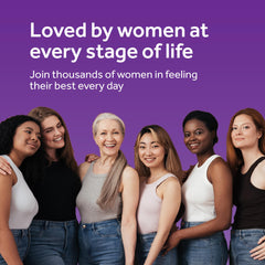 Vaginal health concept imagery with probiotic capsules