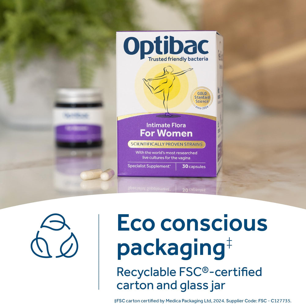 Vegan-friendly probiotic supplement packaging