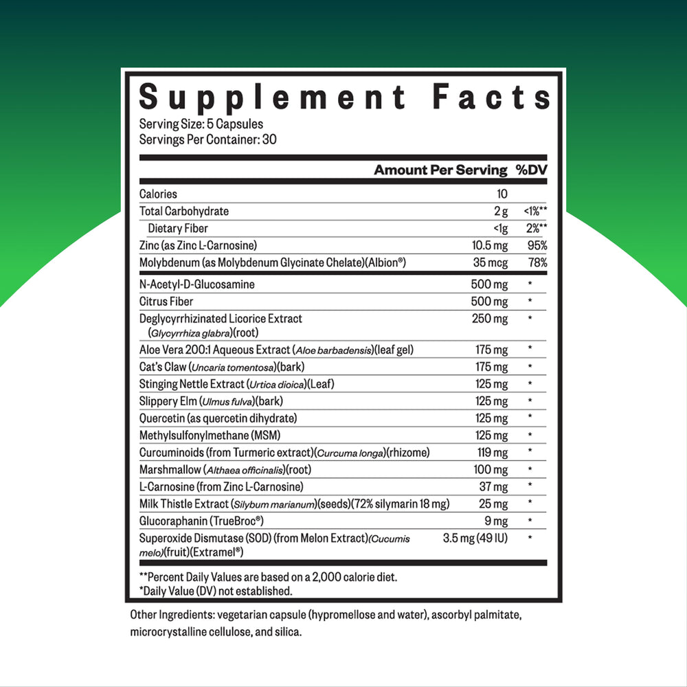 Seeking Health logo on the supplement bottle