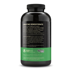 Athlete training with creatine supplement