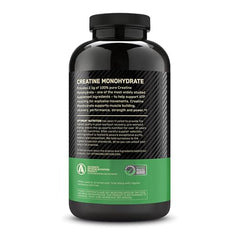 Optimum Nutrition Creatine 2500 capsules daily routine setup for consistent use.