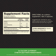 Close-up of Optimum Nutrition HMB capsules showing high-quality formulation.