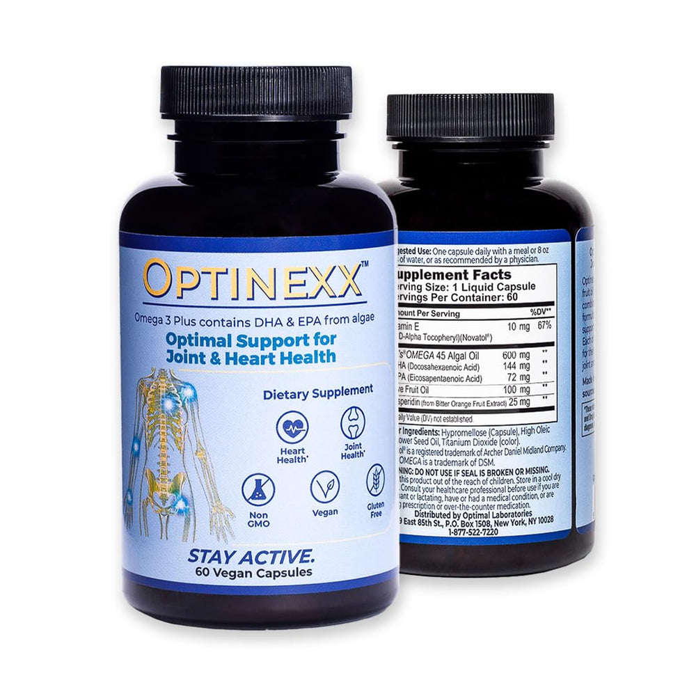 Algae-based Omega-3 DHA & EPA capsules
