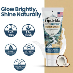 Optivida Nano Silver travel-friendly packaging for on-the-go moisturization