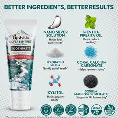 Optivida toothpaste packaging shot