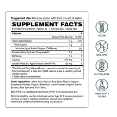 Ora Organic Creatine Monohydrate purified in Germany for 99.9% creatine purity.