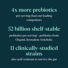 Acid-resistant strains highlighted on Ora Organic Probiotics label