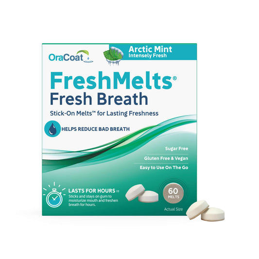 Oracoat FreshMelts package front with Arctic Mint flavor