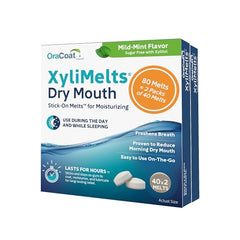 Oracoat XyliMelts 80 count twin pack packaging