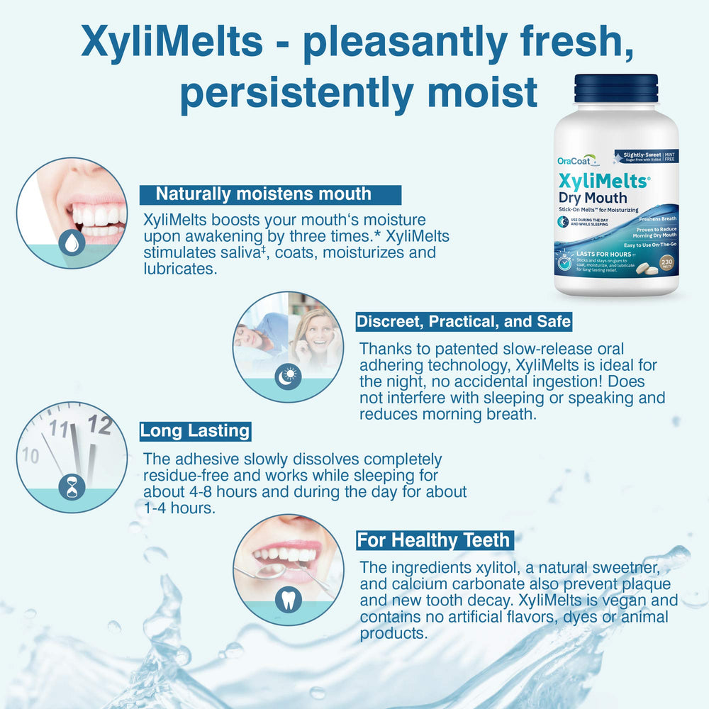Graphic showing pH 8 formula of XyliMelts