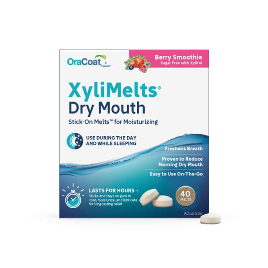 Oracoat XyliMelts Berry Smoothie 40-count blister pack