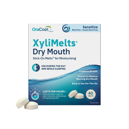 OraCoat XyliMelts 40-count dry mouth relief box