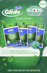 Oral-B Complete Glide Floss Picks 300 Count – packaging close-up