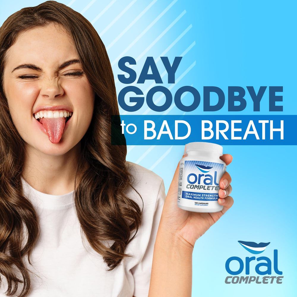 Oral Complete packaging showing 120 capsules