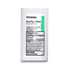 Assorted Oral Pain Relief packets displayed for product shot