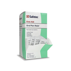 Front view of Oral Pain Relief packaging