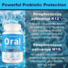 Graphic illustrating gut wellness from oral probiotics
