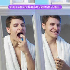 Lychee flavor mouth spray illustration