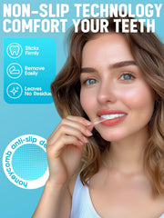Mint-flavored whitening strips