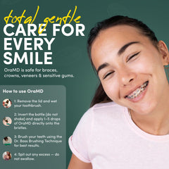 OraMD used as a mouthwash for fresh breath
