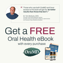 OraMD 4-in-1 Original Strength Tooth Oil bottle back label