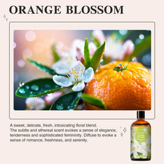 Orange Blossom Fragrance Oil bottle and glass dropper