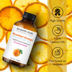 Essential oil diffuser with Majestic Pure Brazilian Orange Oil.