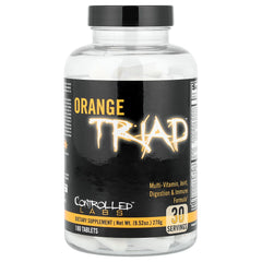Orange Triad daily multivitamin bottle - front view