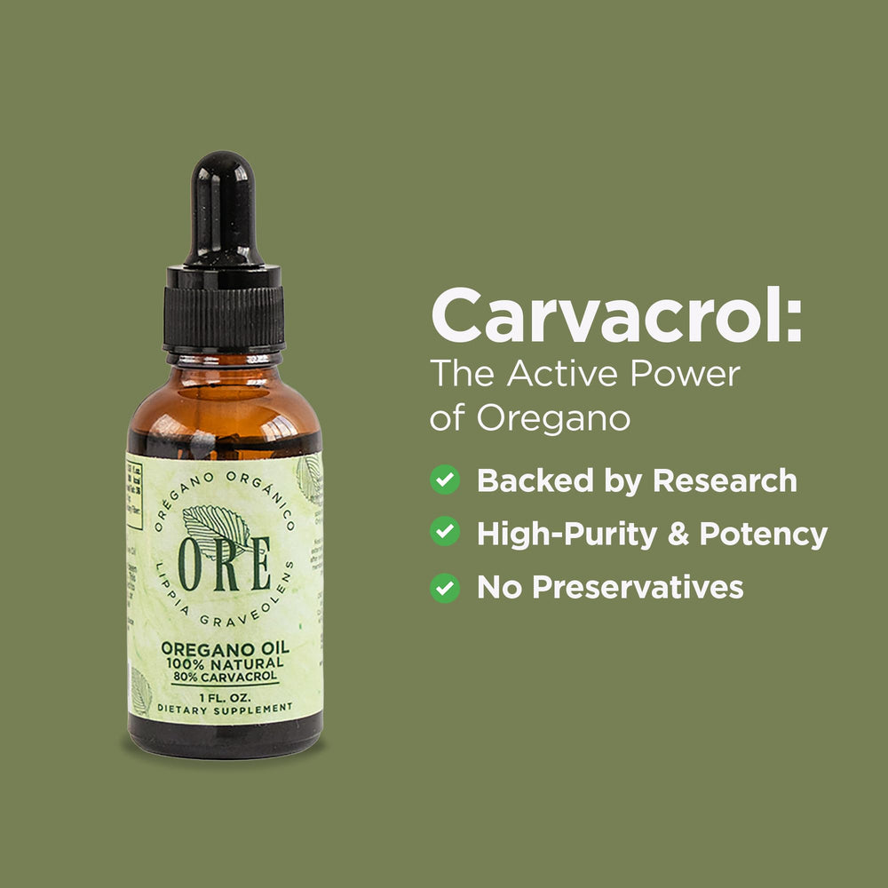 Immune support illustration featuring Mexican oregano oil