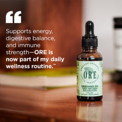 Respiratory support with oregano oil use