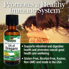 Dropper with oregano oil for digestive health