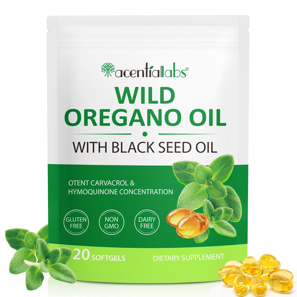 Oregano oil softgels Organic bottle with 120 capsules