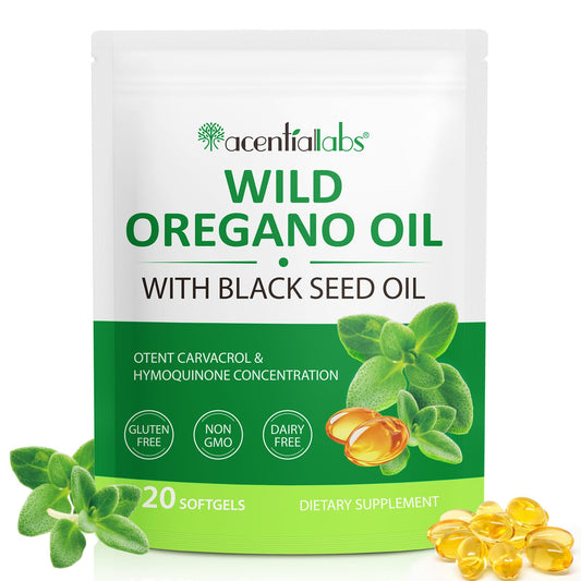 Oregano oil softgels Organic bottle with 120 capsules