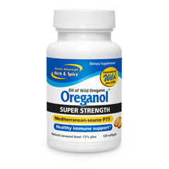 Oreganol P73 120 softgels bottle front
